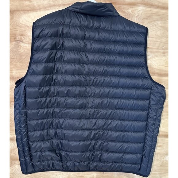 Saddlebred 3X Men Puffer Vest Down Feather Black Sleeveless Jacket Packable Bag - Picture 2 of 6